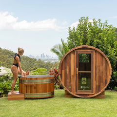 Revel Glacier Solo - Premium Cedar Ice Bath Revel Saunas