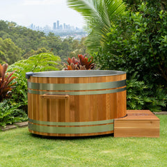 Revel Glacier Solo - Premium Cedar Ice Bath Revel Saunas
