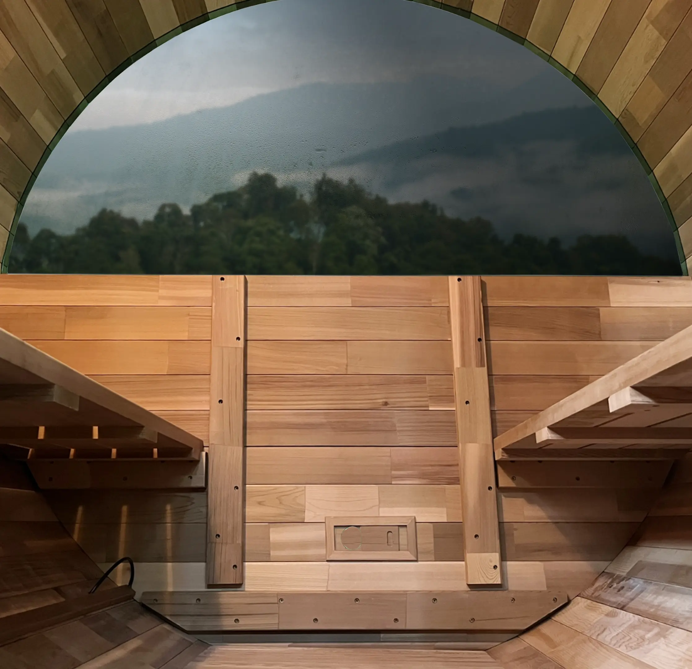 Revel Edenview - 4 Person Traditional Cedar Barrel Sauna Revel Saunas