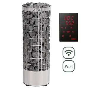 6.8KW Harvia Electronic Silver Cilindro Heater and Xenio Wifi