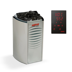 3.5kW Harvia Electronic Vega Heater & Non-Wifi Xenio
