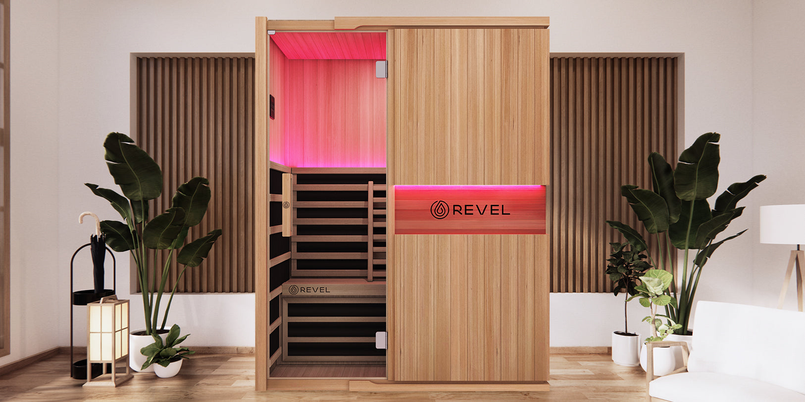 Load video: installation video for the Revel Aura sauna