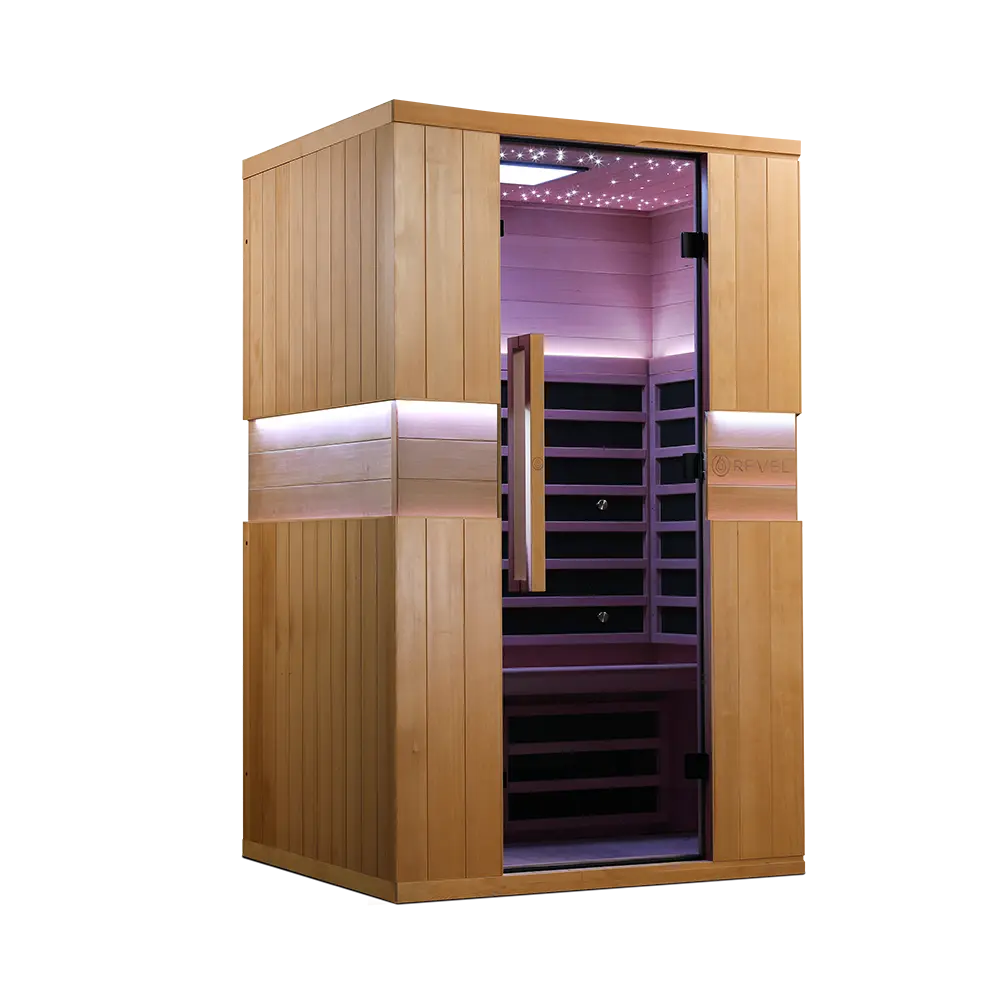 Revel Aura 2 Person Full Spectrum Infrared Sauna Revel Saunas
