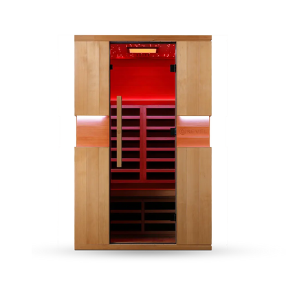 Revel Aura 2 Person Full Spectrum Infrared Sauna Revel Saunas