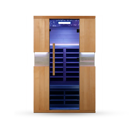 Revel Aura 2 Person Full Spectrum Infrared Sauna Revel Saunas