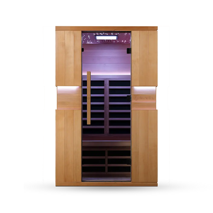 Revel Aura 2 Person Full Spectrum Infrared Sauna Revel Saunas