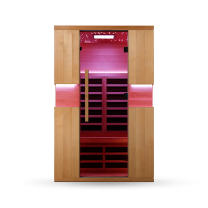Revel Aura 2 Person Full Spectrum Infrared Sauna Revel Saunas