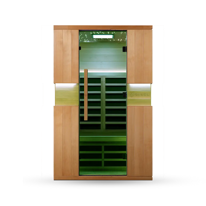 Revel Aura 2 Person Full Spectrum Infrared Sauna Revel Saunas