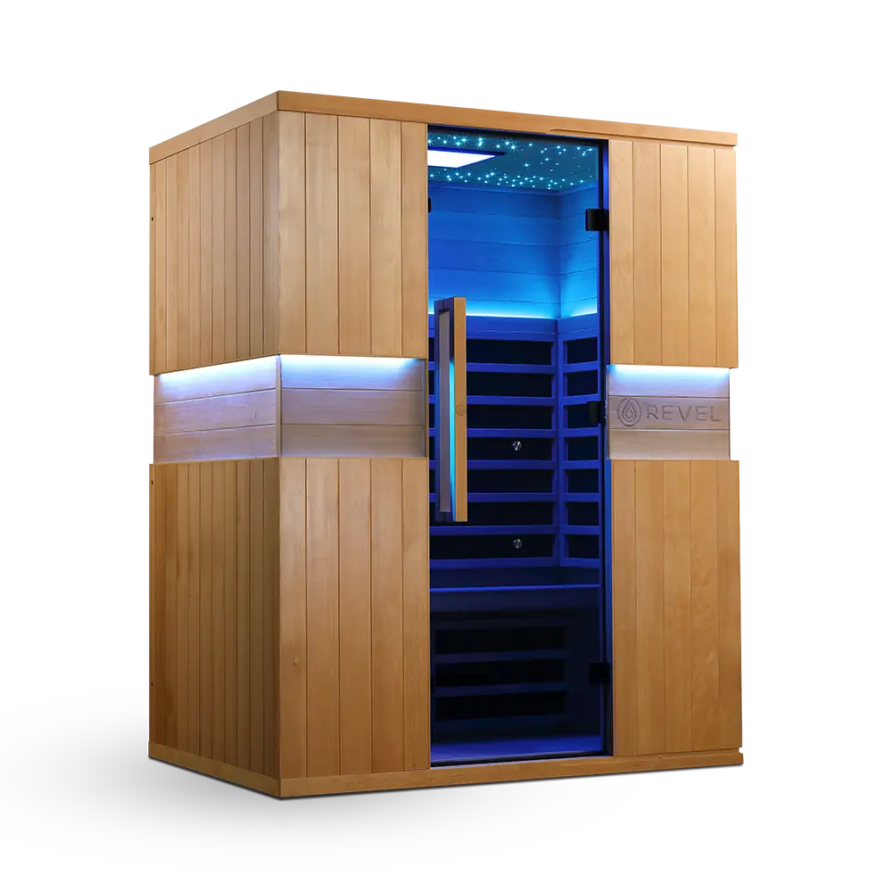 Revel Aura 3 Person Full Spectrum Infrared Sauna Revel Saunas