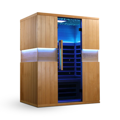 Revel Aura 3 Person Full Spectrum Infrared Sauna Revel Saunas