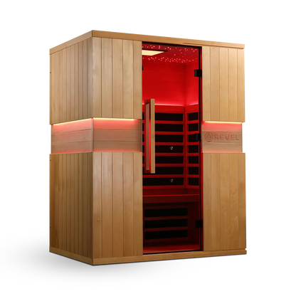 Revel Aura 3 Person Full Spectrum Infrared Sauna Revel Saunas