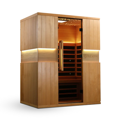 Revel Aura 3 Person Full Spectrum Infrared Sauna Revel Saunas