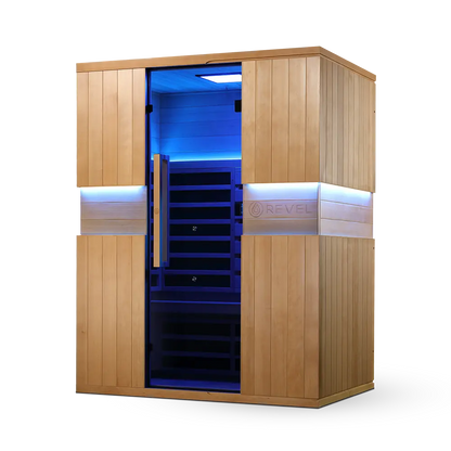 Revel Aura 3 Person Full Spectrum Infrared Sauna Revel Saunas