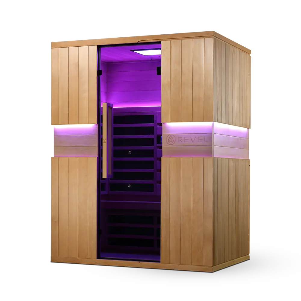 Revel Aura 3 Person Full Spectrum Infrared Sauna Revel Saunas