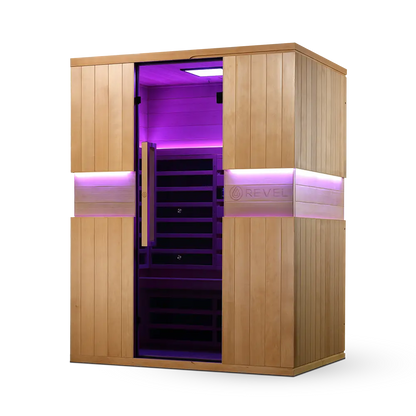 Revel Aura 3 Person Full Spectrum Infrared Sauna Revel Saunas