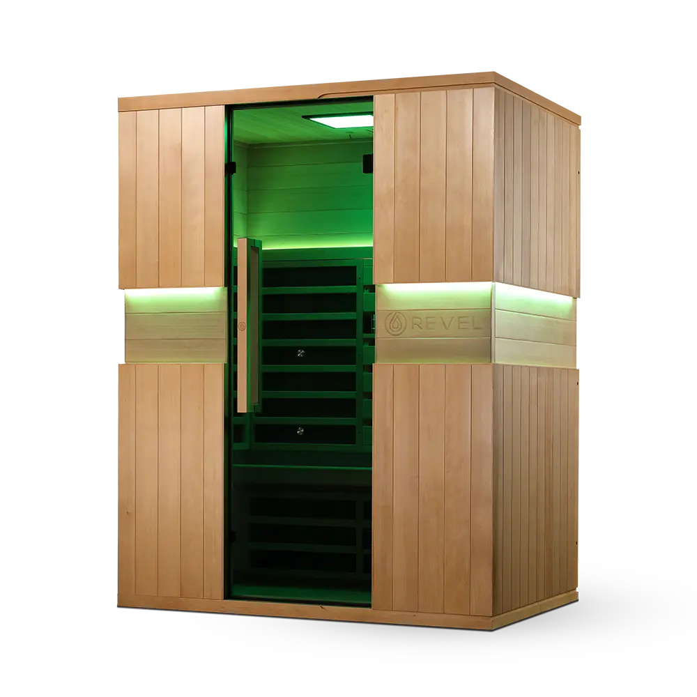 Revel Aura 3 Person Full Spectrum Infrared Sauna Revel Saunas