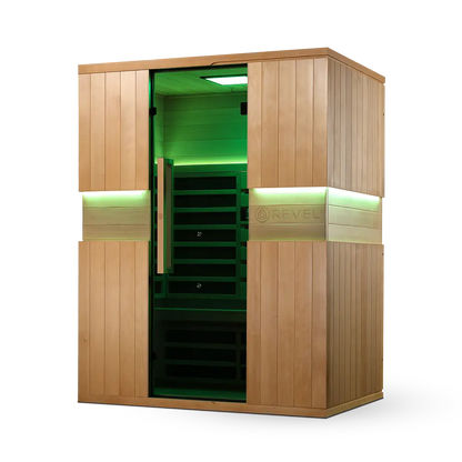 Revel Aura 3 Person Full Spectrum Infrared Sauna Revel Saunas