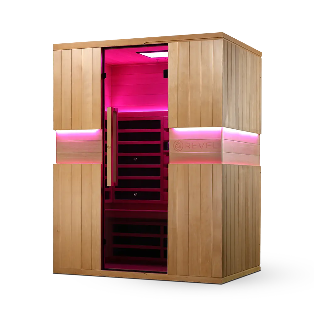 Revel Aura 3 Person Full Spectrum Infrared Sauna Revel Saunas