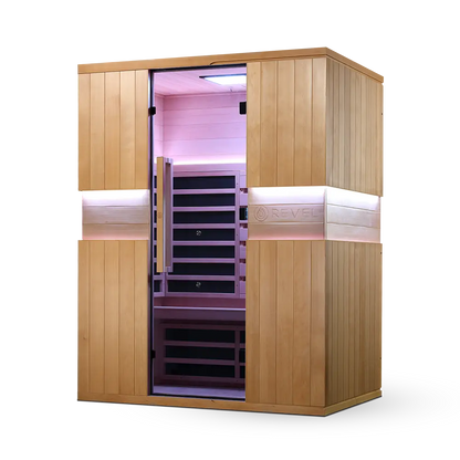 Revel Aura 3 Person Full Spectrum Infrared Sauna Revel Saunas