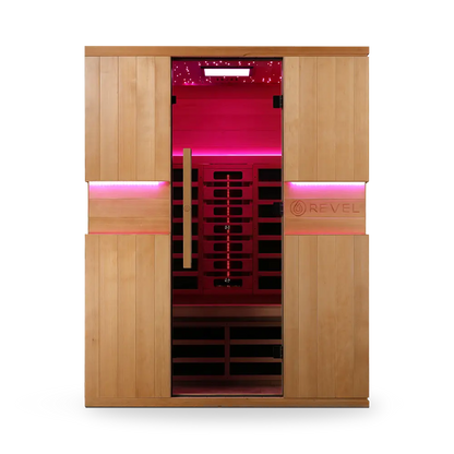 Revel Aura 3 Person Full Spectrum Infrared Sauna Revel Saunas