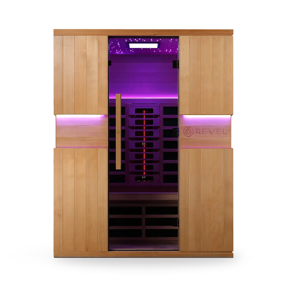 Revel Aura 3 Person Full Spectrum Infrared Sauna Revel Saunas