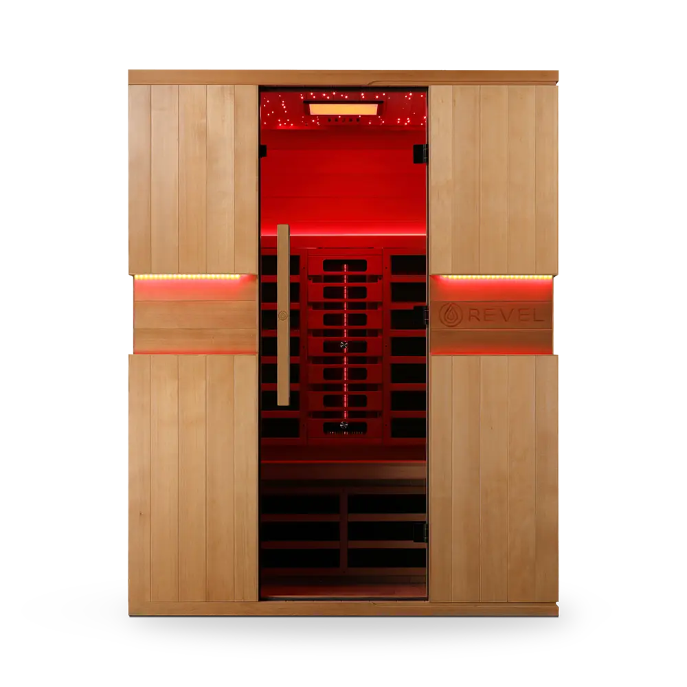 Revel Aura 3 Person Full Spectrum Infrared Sauna Revel Saunas