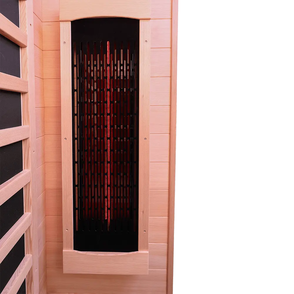 Revel Aura 3P Infrared Sauna with Glacier Solo Ice Bath and 1HP Chiller Revel Saunas