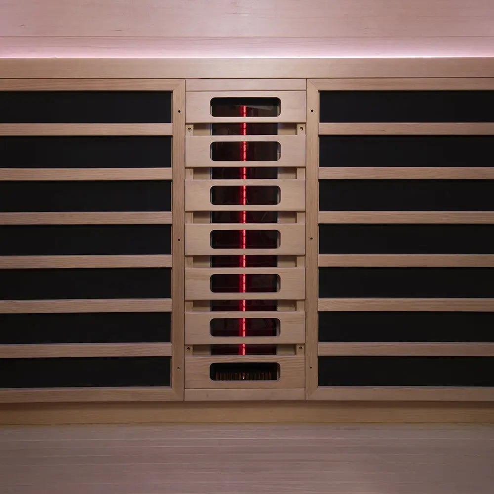 Revel Aura 3P Infrared Sauna with Glacier Solo Ice Bath and 1HP Chiller Revel Saunas