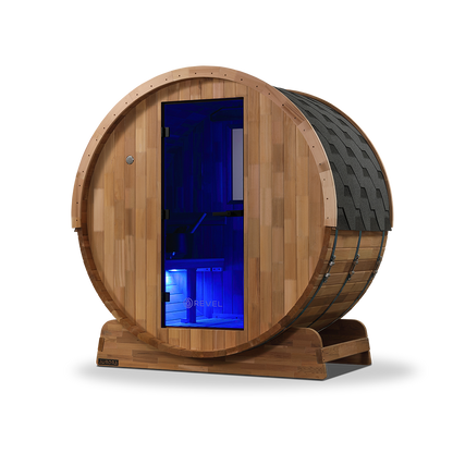 Revel Aurora - 2 Person Traditional Cedar Barrel Sauna - Next Gen (Sauna Only)