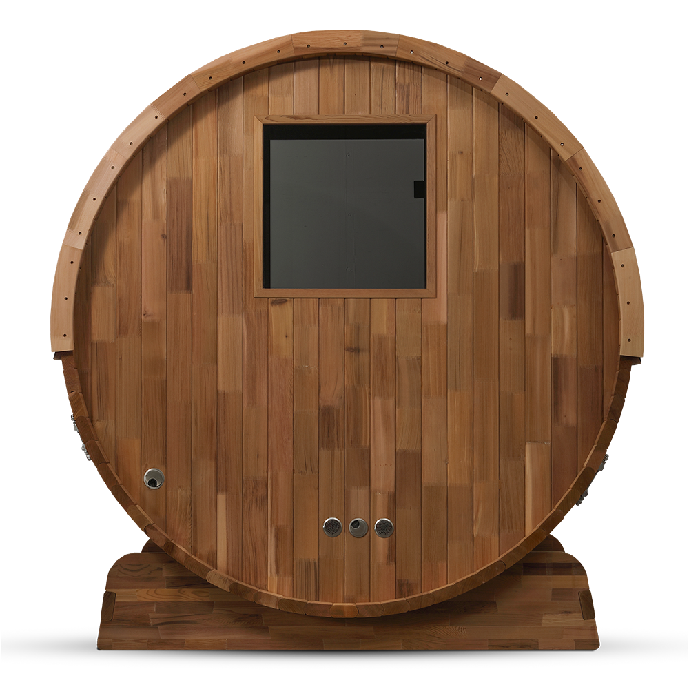 Revel Aurora - 2 Person Traditional Cedar Barrel Sauna - Next Gen (Sauna Only)