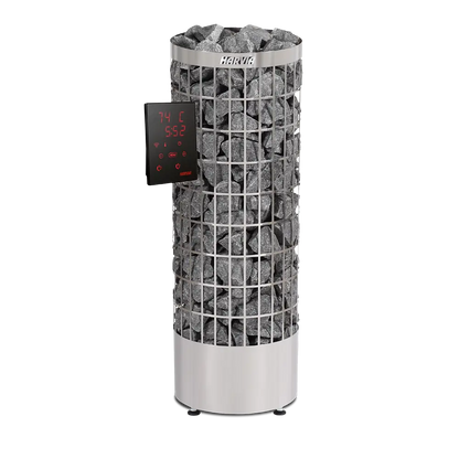 Harvia Electronic Silver Cilindro Heater Revel Saunas