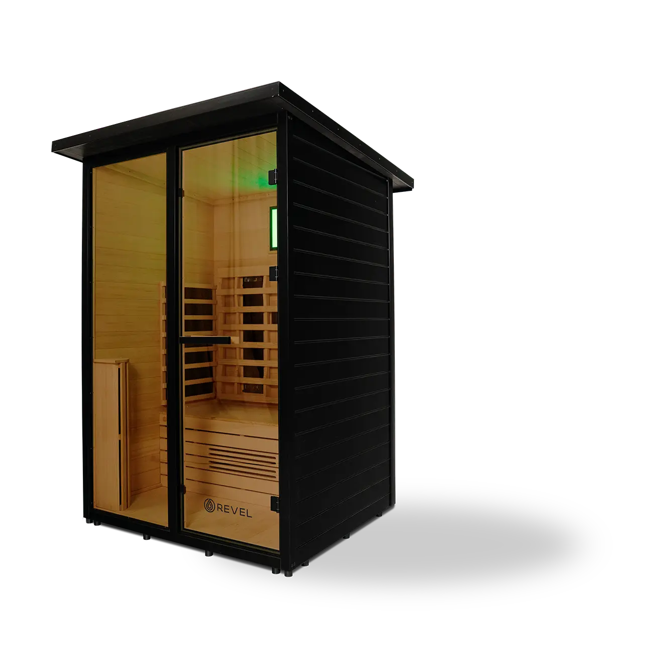 Revel Eclipse 2 Person Full Spectrum Infrared Cabin Sauna Revel Saunas