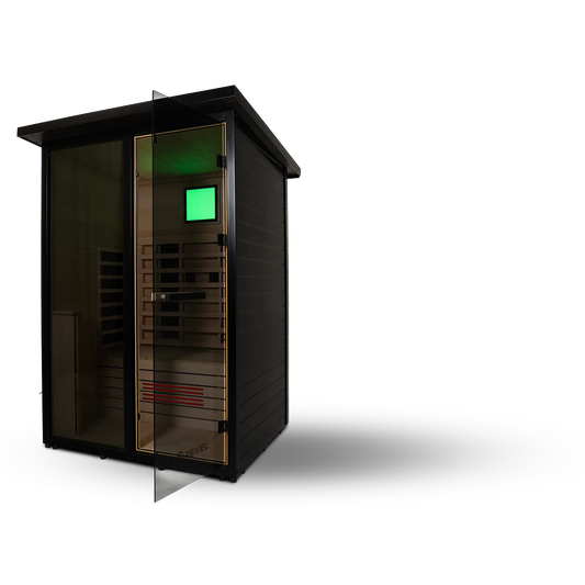 Revel Eclipse 2 Person Full Spectrum Infrared Cabin Sauna Revel Saunas