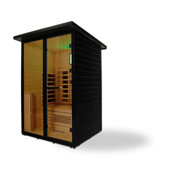 Revel Eclipse 2 Person Full Spectrum Infrared Cabin Sauna Revel Saunas