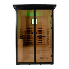 Revel Eclipse 2 Person Full Spectrum Infrared Cabin Sauna Revel Saunas