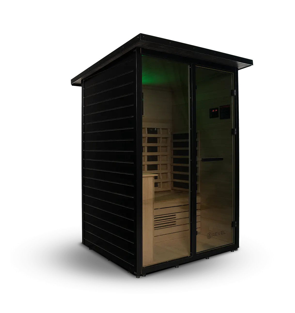 Revel Eclipse 2 Person Full Spectrum Infrared Cabin Sauna Revel Saunas