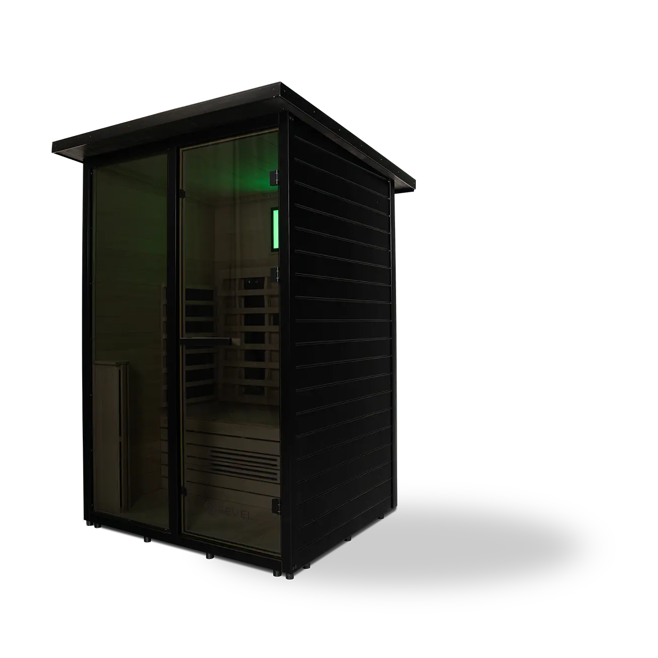 Revel Eclipse 2 Person Full Spectrum Infrared Cabin Sauna Revel Saunas