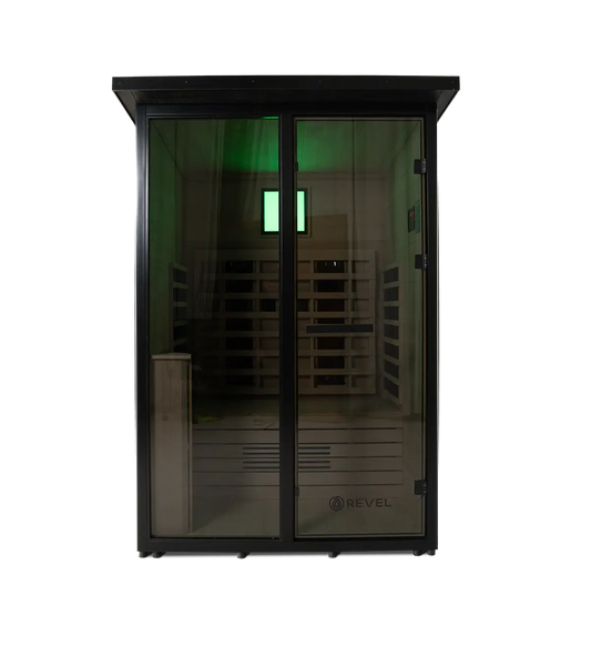Revel Eclipse 2 Person Full Spectrum Infrared Cabin Sauna Revel Saunas