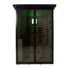 Revel Eclipse 2 Person Full Spectrum Infrared Cabin Sauna Revel Saunas