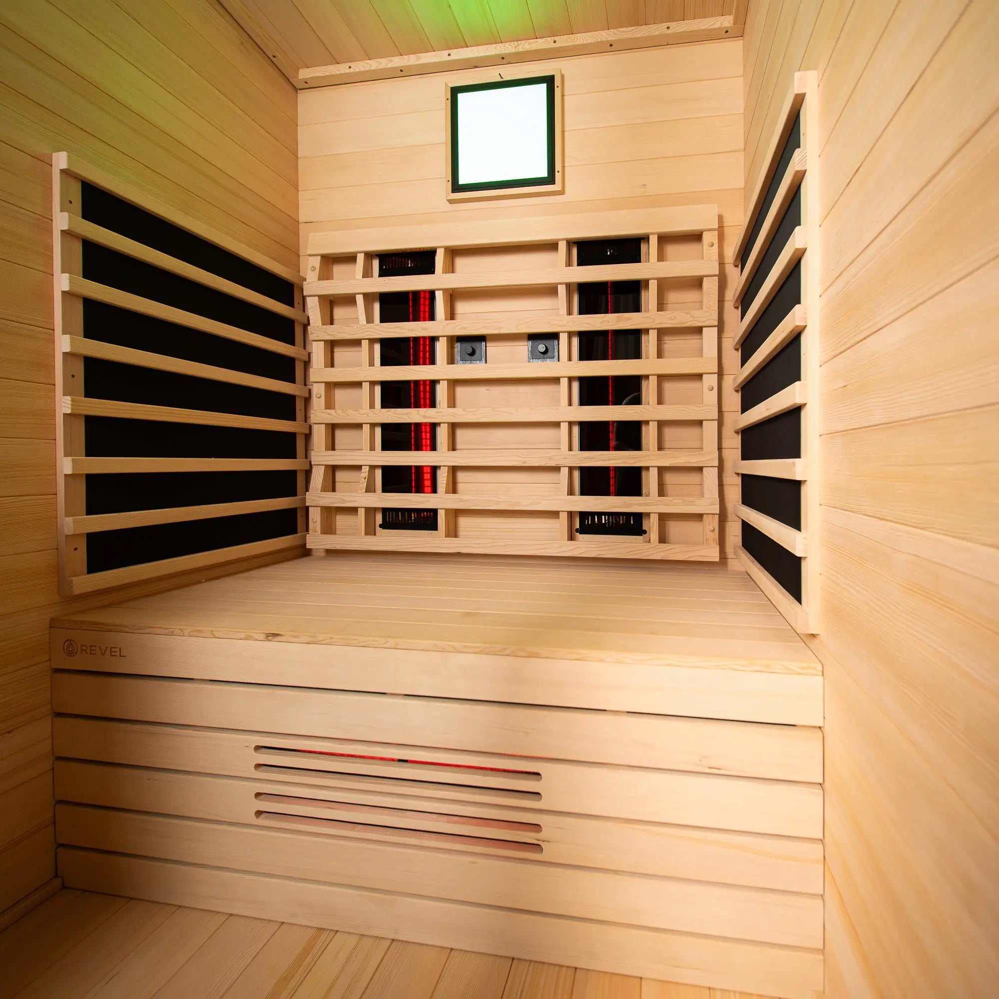 Revel Eclipse 2 Person Full Spectrum Infrared Cabin Sauna Revel Saunas