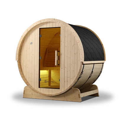 Revel Eden - 4 Person Traditional Barrel Sauna Revel Saunas