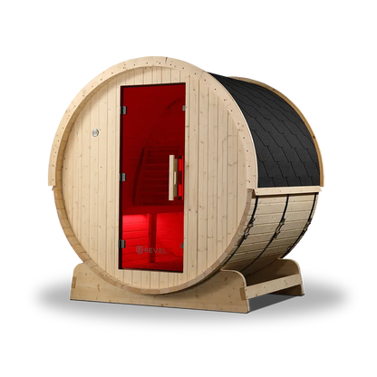 Revel Eden - 4 Person Traditional Barrel Sauna Revel Saunas