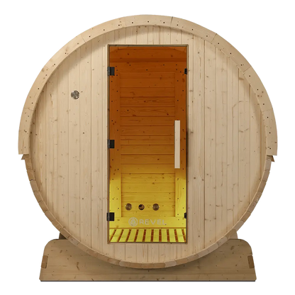 Revel Eden - 4 Person Traditional Barrel Sauna Revel Saunas