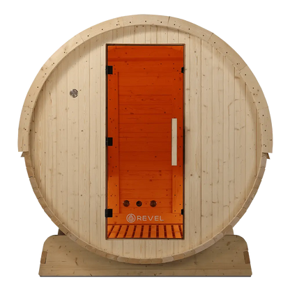 Revel Eden - 4 Person Traditional Barrel Sauna Revel Saunas