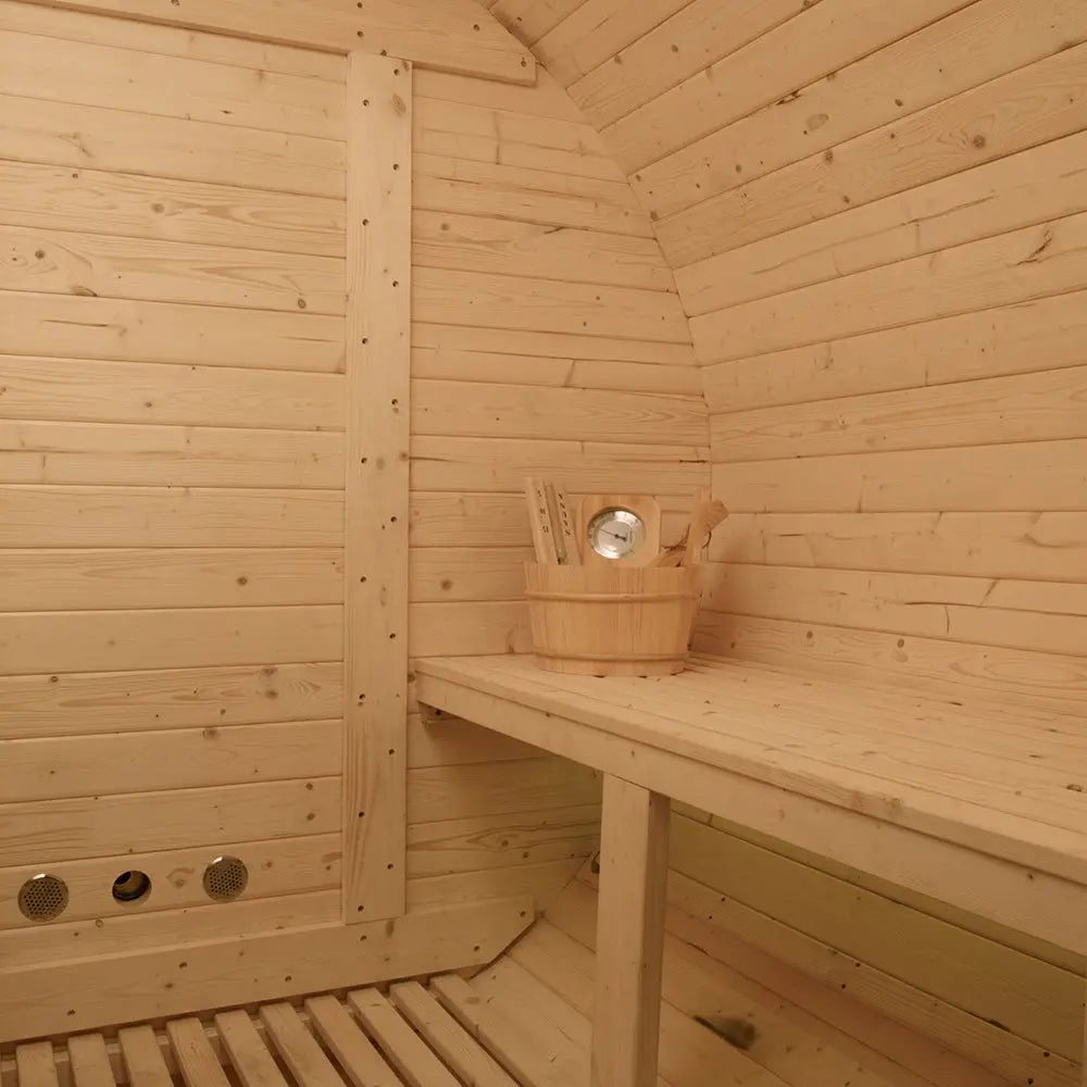 Revel Eden - 4 Person Traditional Barrel Sauna Revel Saunas