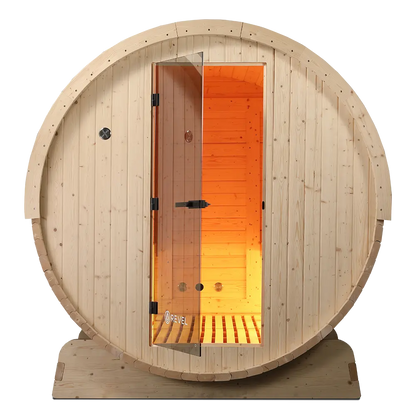Revel Eden - 8 Person Traditional Barrel Sauna Revel Saunas