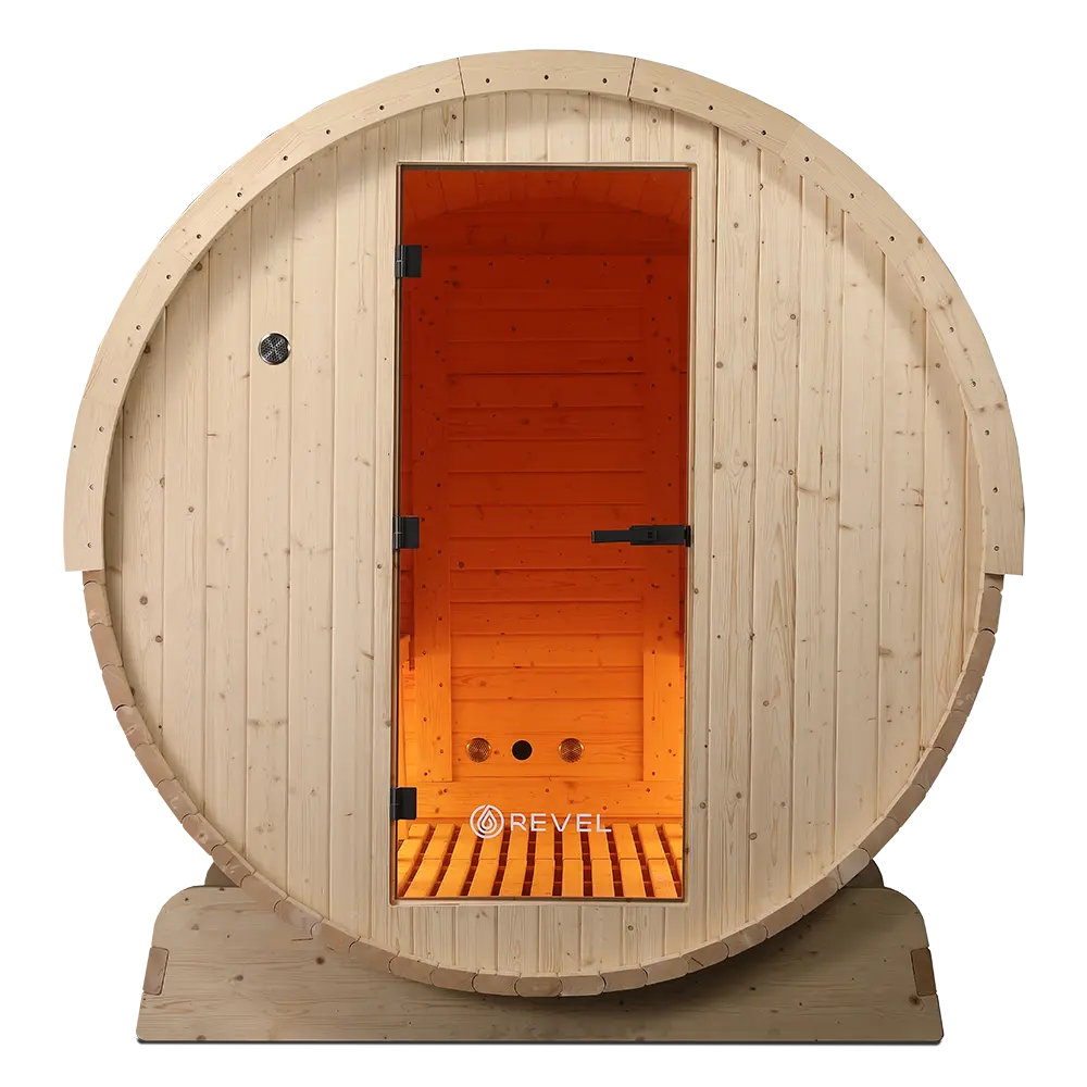 Revel Eden - 8 Person Traditional Barrel Sauna Revel Saunas