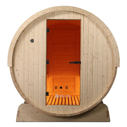 Revel Eden - 8 Person Traditional Barrel Sauna Revel Saunas