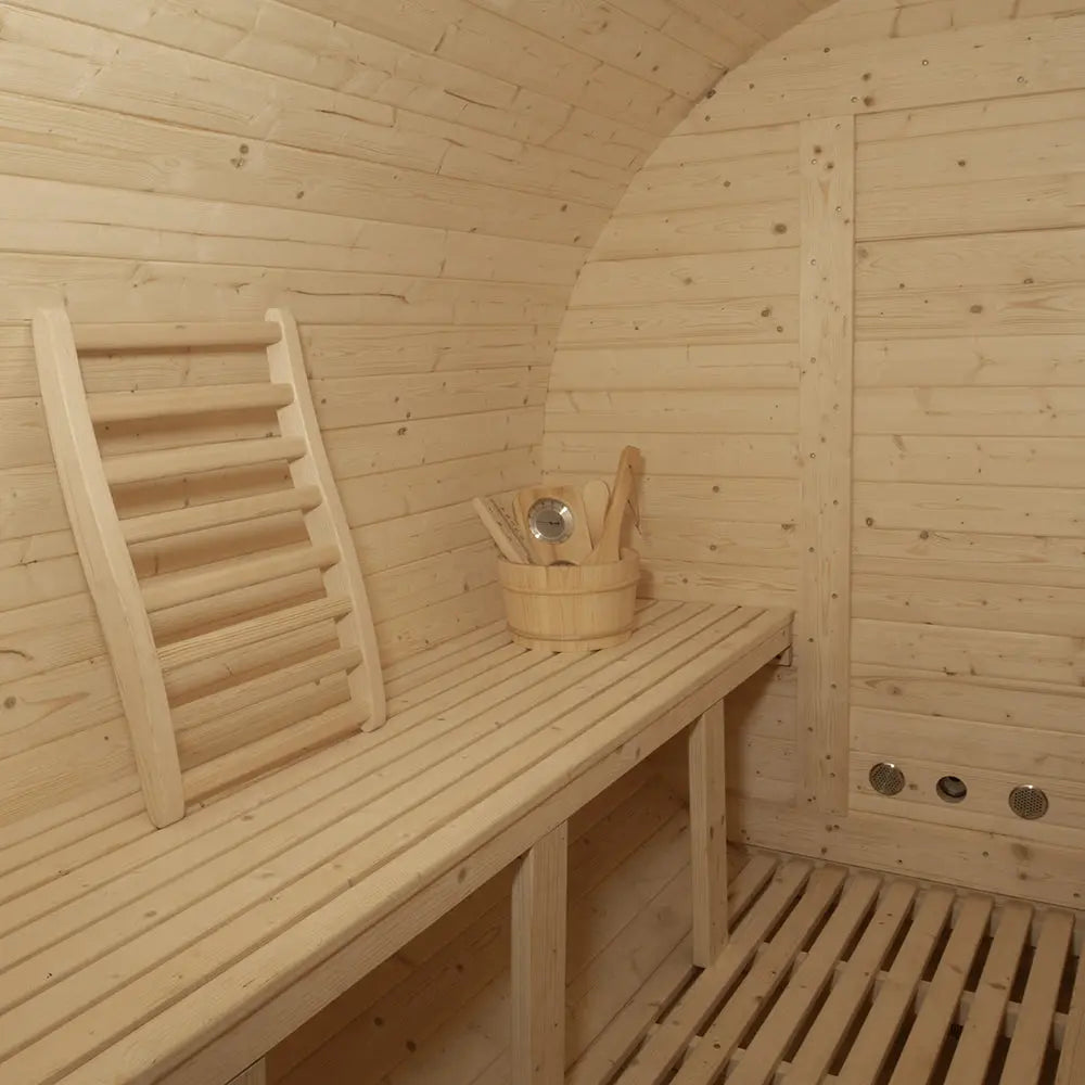 Revel Eden - 8 Person Traditional Barrel Sauna Revel Saunas