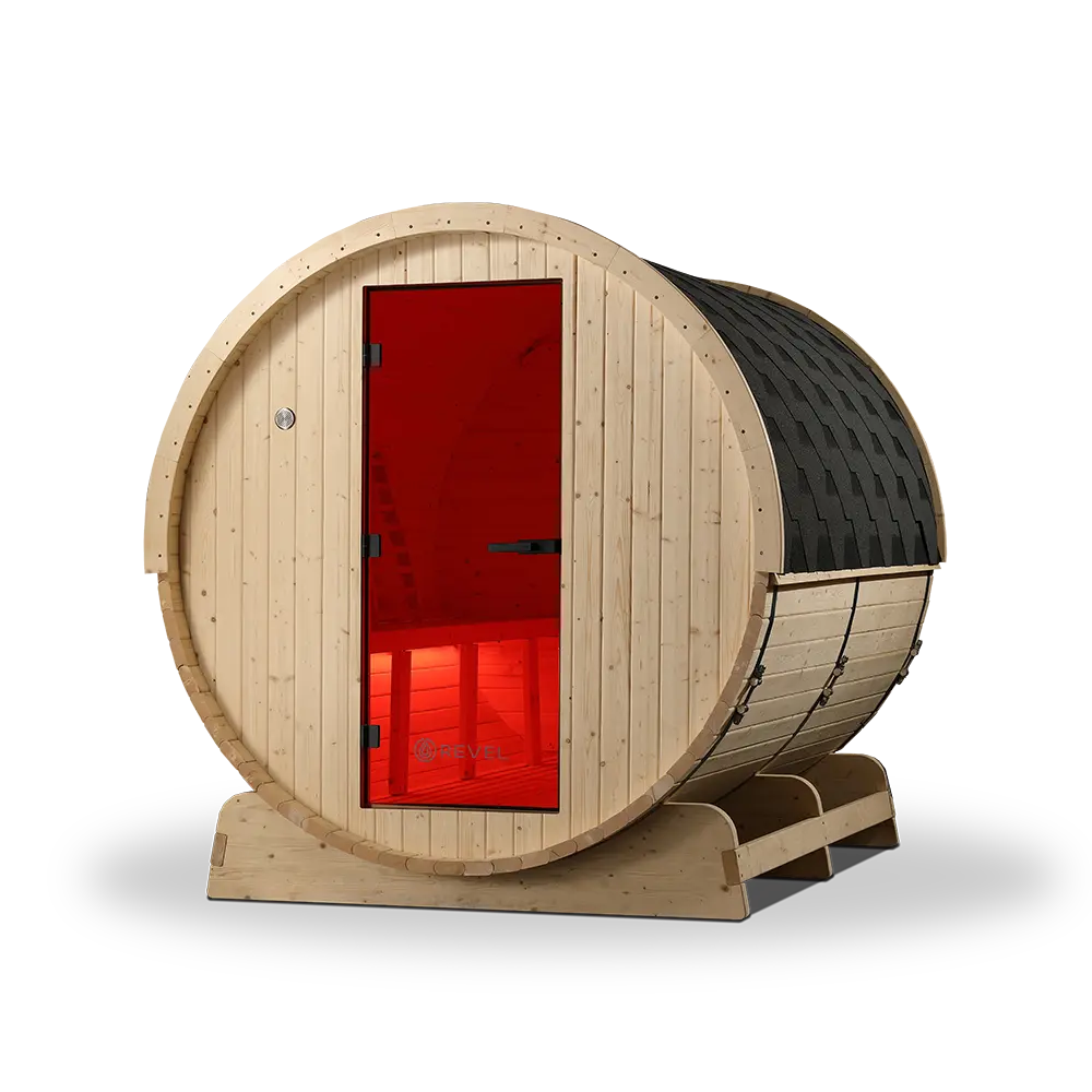 Revel Eden - 8 Person Traditional Barrel Sauna Revel Saunas